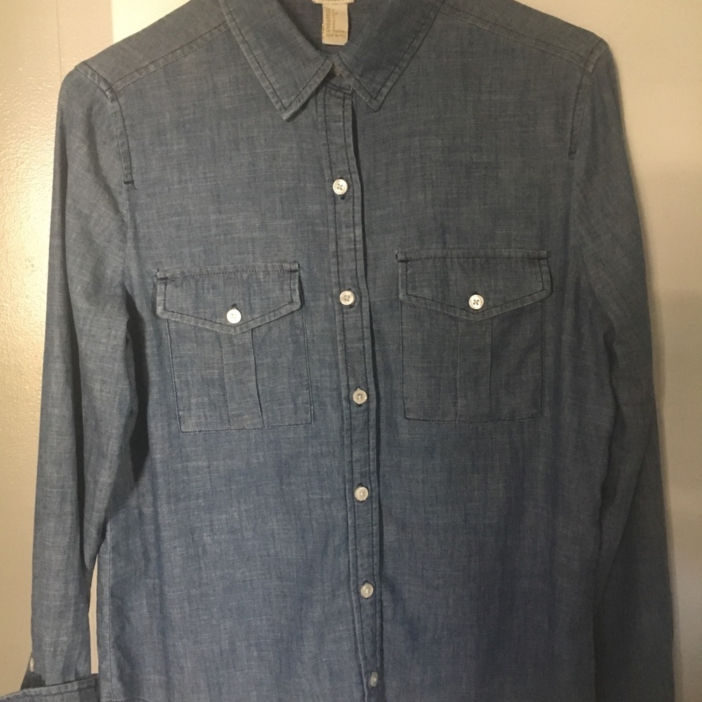 Denim Chambray Shirt gently worn